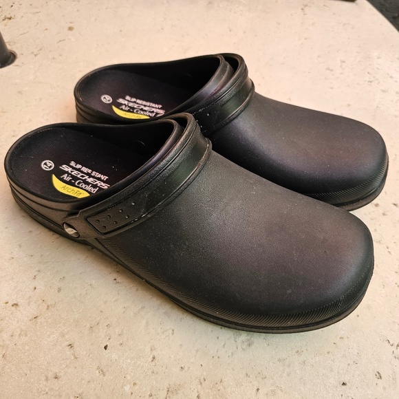 Sketchers Riverbound Sr ArchFit Anti-Slip Clogs Mens Size 14, EUC - Picture 1 of 11